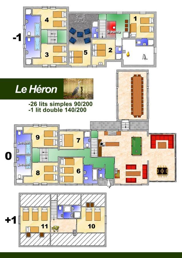 Le Heron 28Pers, Malmedy- Home Cinema, Balneo, Sauna, Jardin Exterior foto